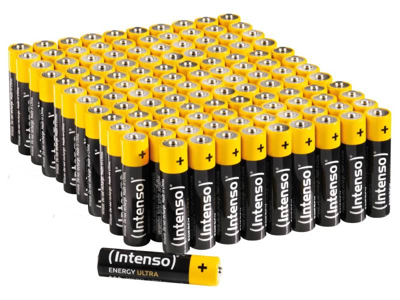 INTENSO Micro-Batterie-Set Energy Ultra, AAA LR03, 120 Stück von Intenso