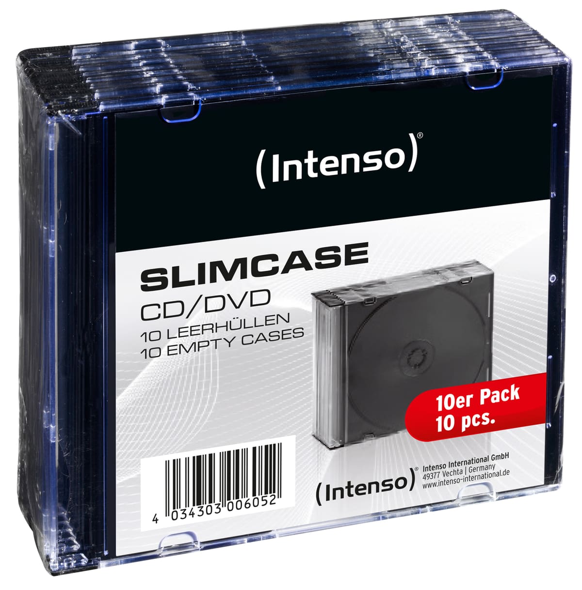 INTENSO CD-Hüllen Slimcase 10er Pack INTENSO CD-Hüllen Slimcase 10er Pack von Intenso