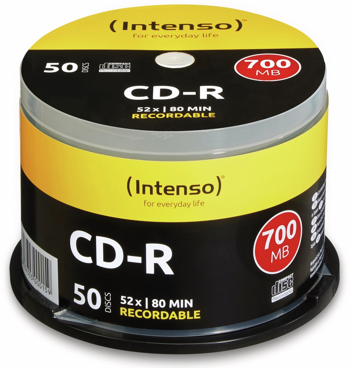 INTENSO CD-R Spindel, 50 Stück von Intenso