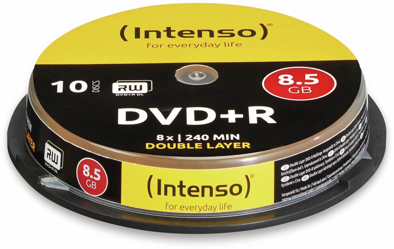 INTENSO DVD+R Spindel (DoubleLayer), 10 Stück von Intenso