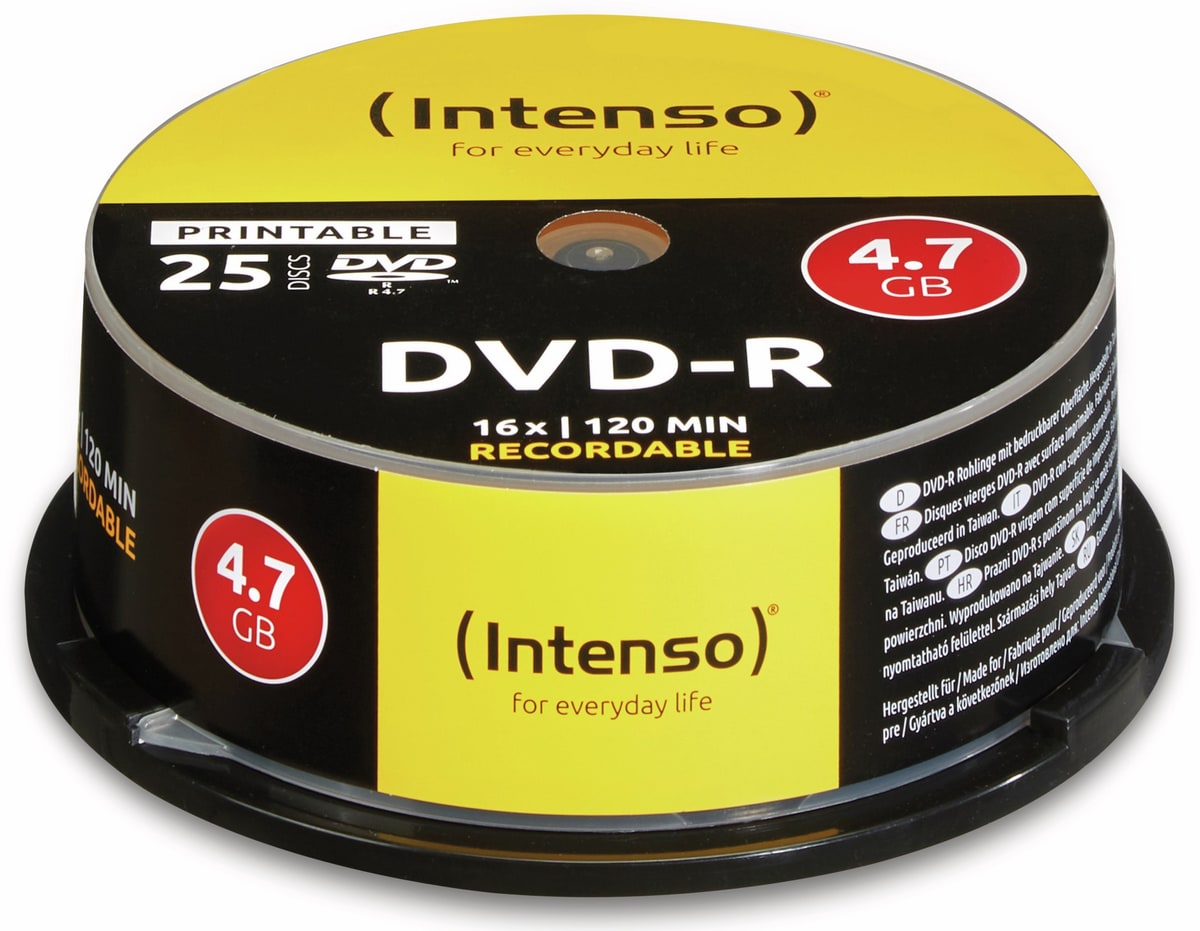 INTENSO DVD-R Spindel (bedruckbar) von Intenso