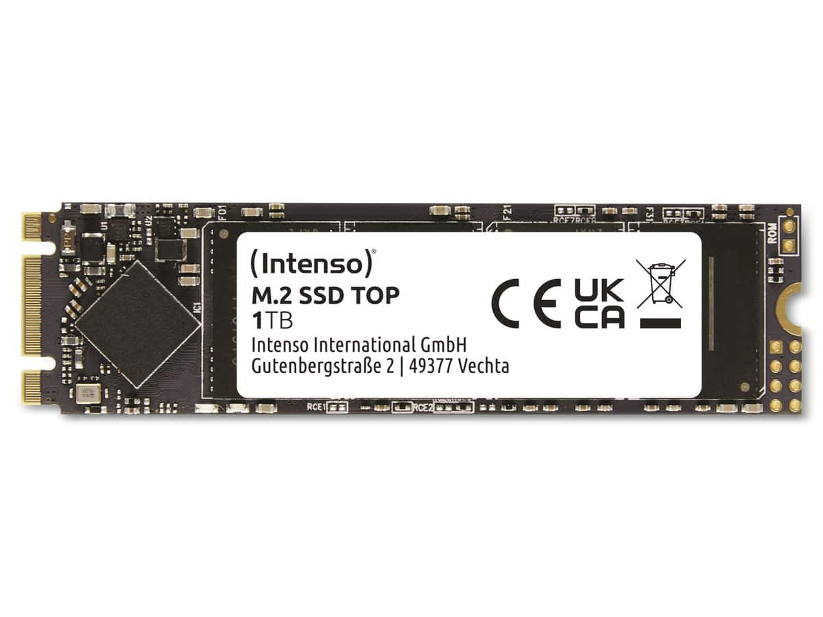 INTENSO M.2-SSD, 1 TB, MLC-FLASH von Intenso