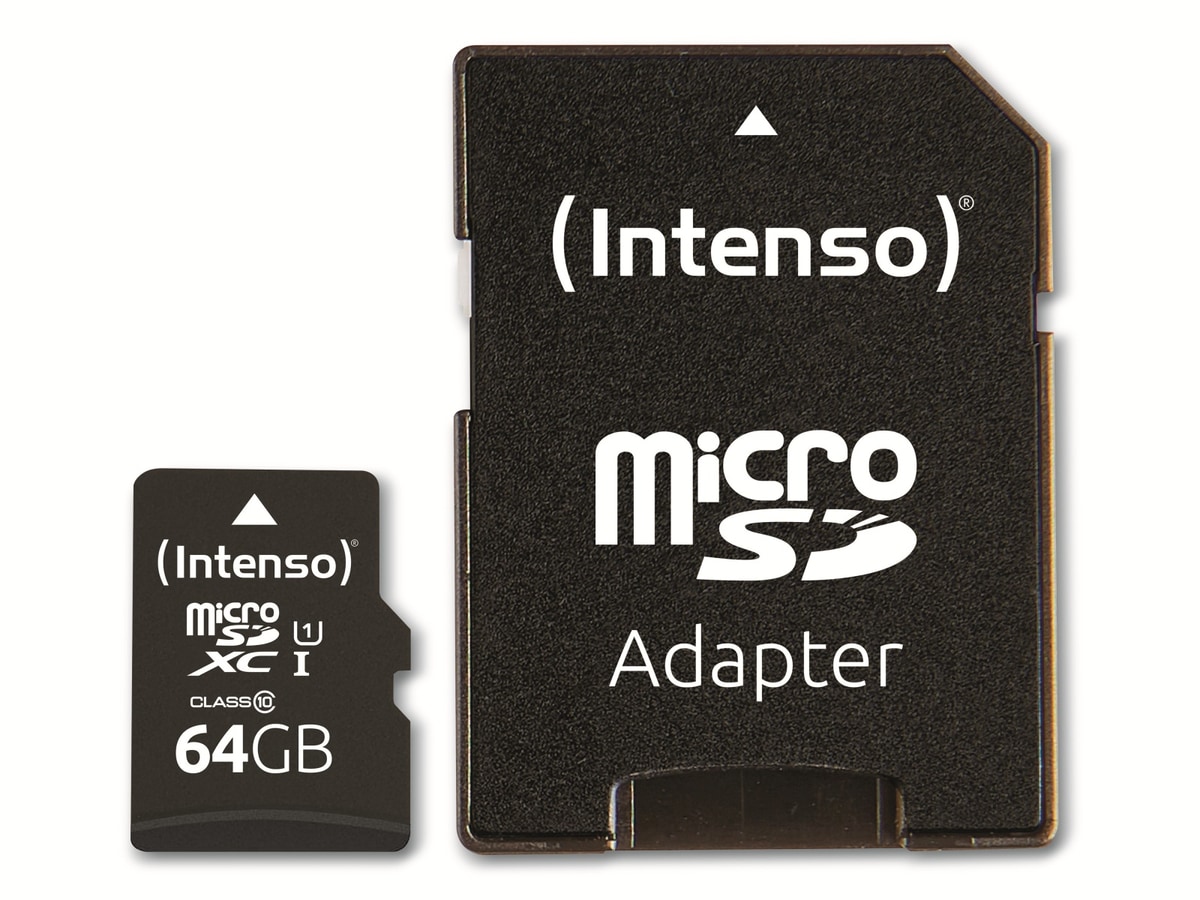 INTENSO MicroSD-Card Performance Line, 3424490, 64 GB von Intenso