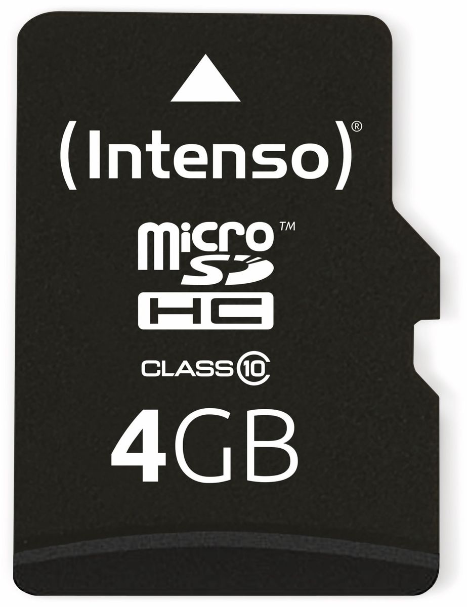 INTENSO MicroSDHC Card 3413450, 4 GB von Intenso
