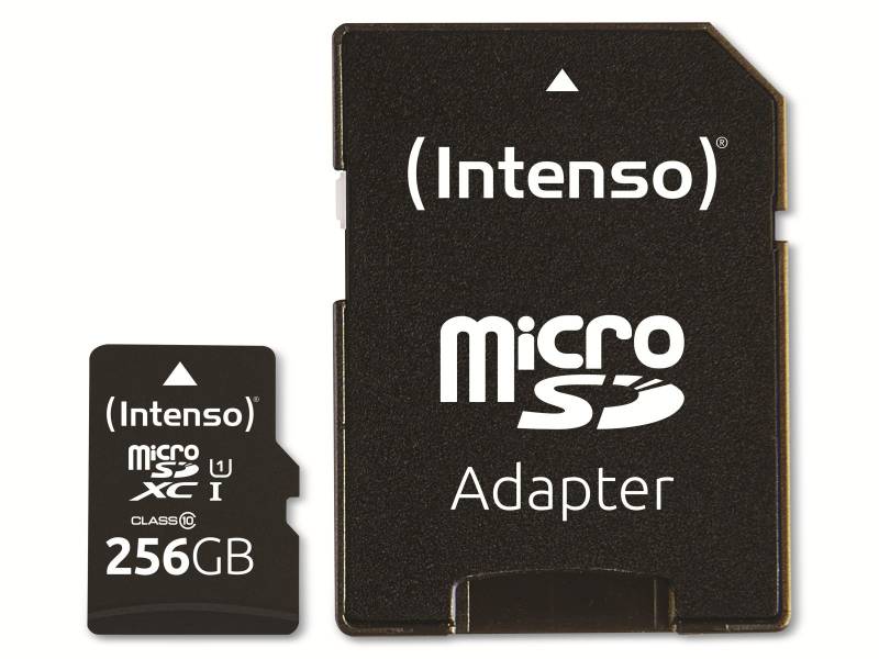 INTENSO MicroSDXC Card 3423492, UHS-I, 256 GB von Intenso