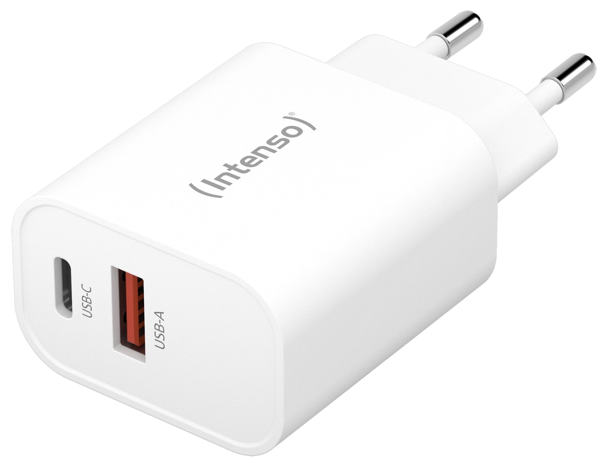 INTENSO USB-Ladegerät W30AC,1 x USB-A und 1 x USB-C, 30 Watt INTENSO USB-Ladegerät W30AC,1 x USB-A und 1 x USB-C, 30 Watt von Intenso