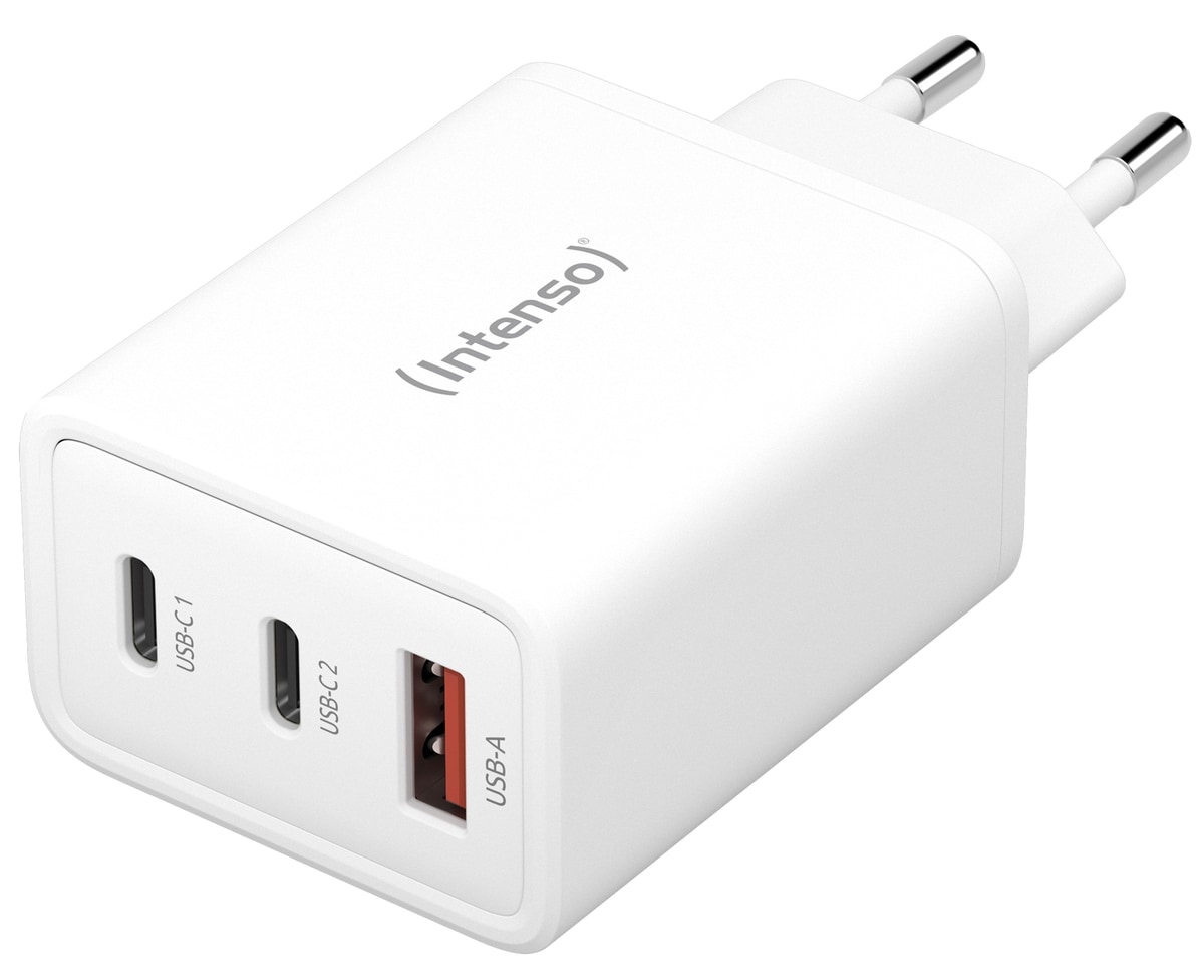INTENSO USB-Ladegerät W65ACC 1 x USB-A und 2 x USB-C GAN,65 Watt INTENSO USB-Ladegerät W65ACC 1 x USB-A und 2 x USB-C GAN,65 Watt von Intenso