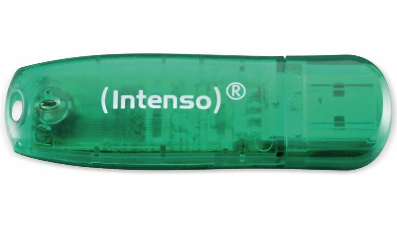 INTENSO USB-Stick Rainbow Line 3502460 USB 2.0 8GB grün/transparent von Intenso