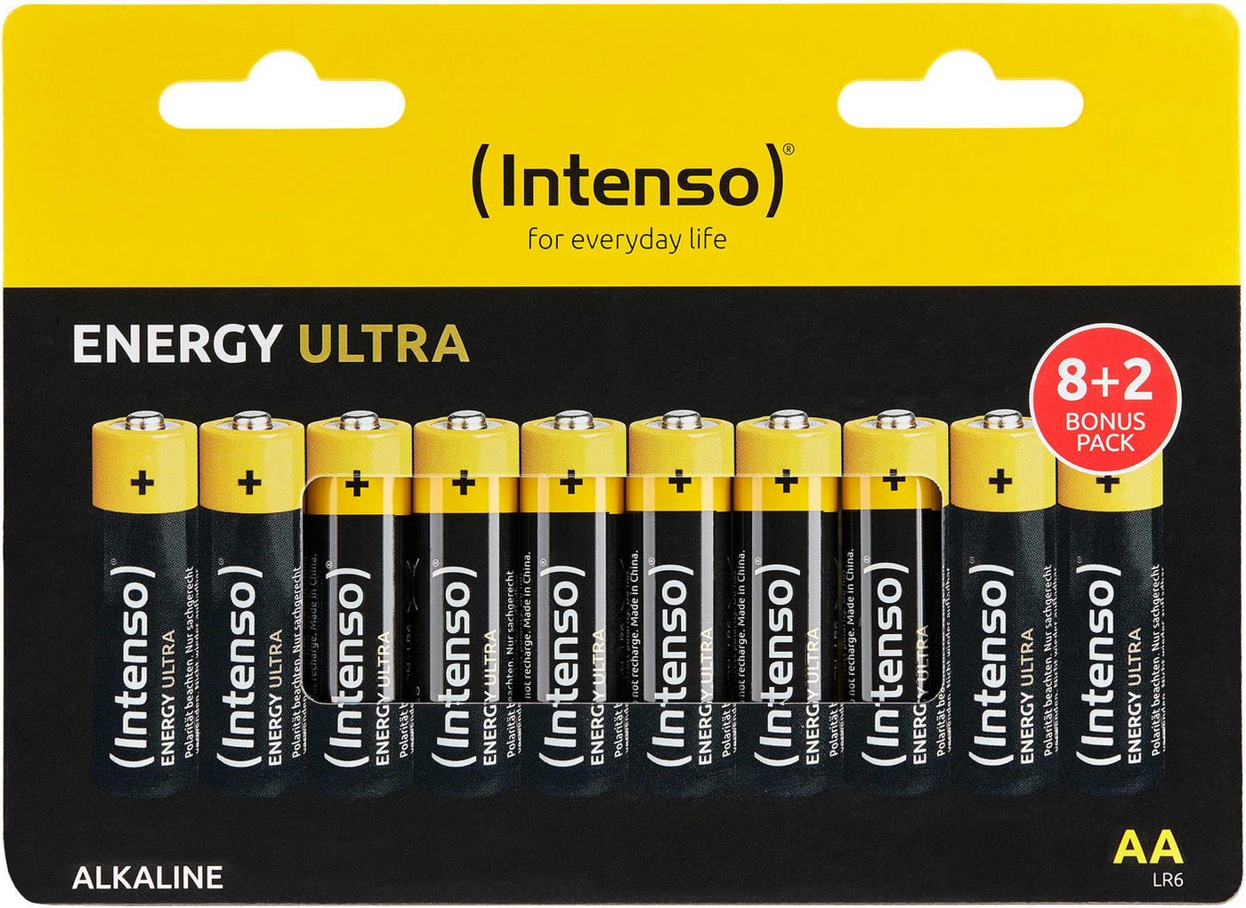Intenso 10 Energy Ultra AA / Mignon Alkaline Batterien im 10er Karton Batterie von Intenso