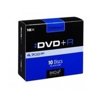 Intenso - 10 x DVD+R - 4,7GB 16x - Slim Jewel Case (4111652) von Intenso