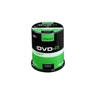 Intenso - 100 x DVD-R - 4,7GB 16x - Spindel (4101156) von Intenso