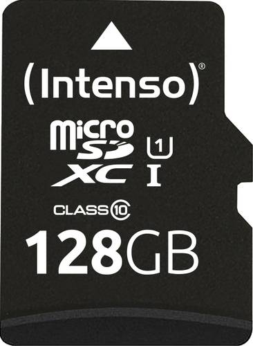 Intenso 128GB microSDXC Performance microSD-Karte 128GB Class 10 UHS-I Wasserdicht von Intenso