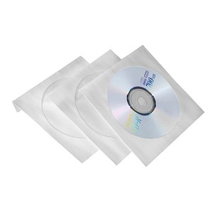 Intenso 1er CD-/DVD-Hüllen Papier weiß, 100 St. von Intenso