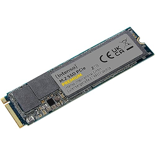 Intenso 2TB M.2 SSD PCIe Premium, bis zu 2100 MB/s, (PCI Express Gen.3x4 NVMe 1.3, Solid State Drive) von Intenso