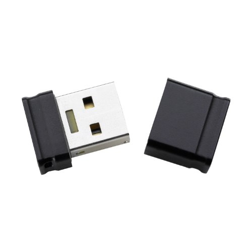 Intenso 3500470 Micro Line 16 GB USB-Stick USB 2 schwarz, 16GB - USB 2 von Intenso