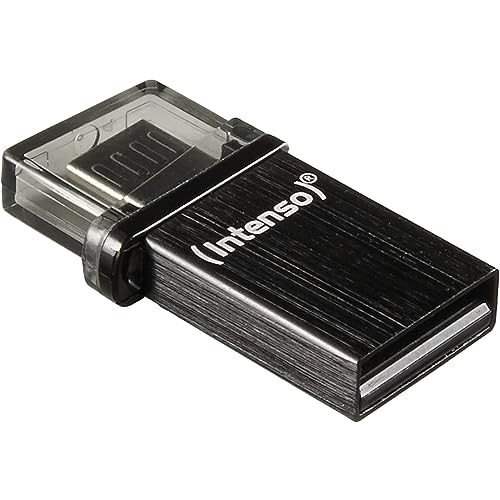 Intenso 3524460 Mini Mobile Line On-the-go 8 GB USB-Stick USB 2 (USB und micro-USB) schwarz von Intenso