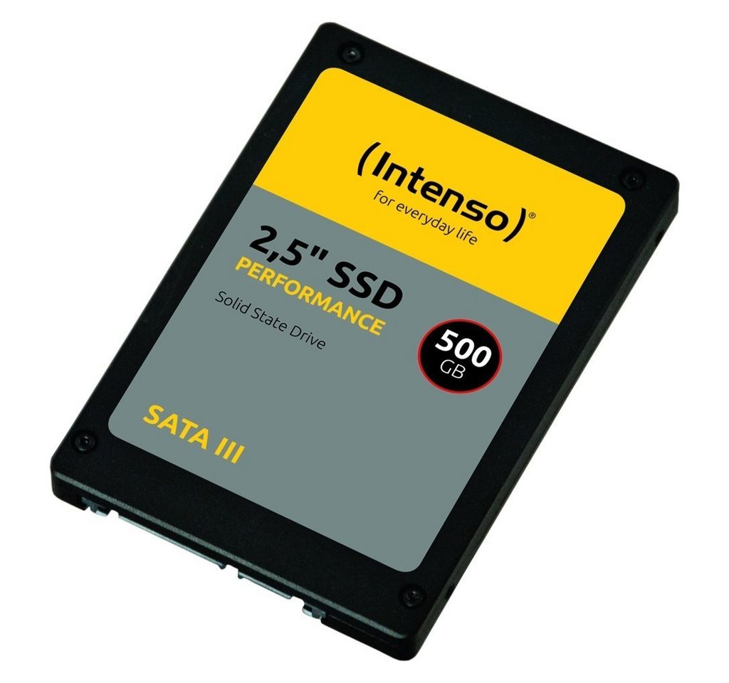 Intenso 3814450 Internes Solid State Drive 2.5 500 GB Serial ATA III externe HDD-Festplatte Intenso 3814450 Internes Solid State Drive 2.5 500 GB Serial ATA III externe HDD-Festplatte von Intenso