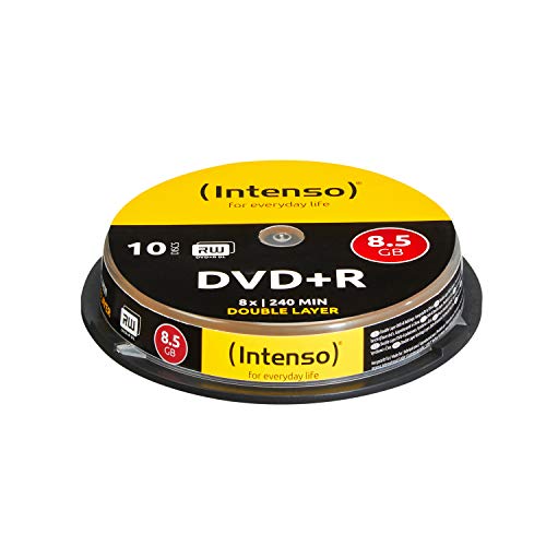 Intenso 4311142 Double Layer DVD+R (8,5GB, 8 x Speed, 10er Spindel) von Intenso