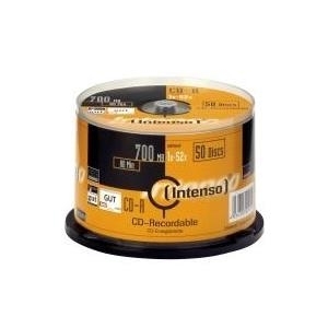 Intenso - 50 x CD-R - 700MB (80 Min) 40x - Spindel (1001125) von Intenso