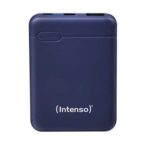 Intenso 7313525 Powerbank XS 5000, externes Ladegerät (5000mAh, geeignet für Smartphone/Tablet PC/MP3 Player/Digitalkamera) Blau von Intenso