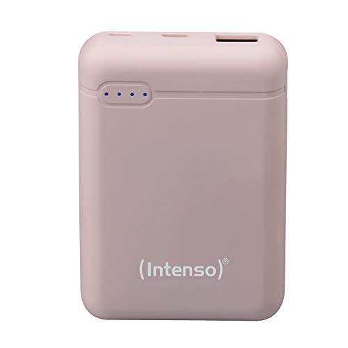 Intenso 7313533 Powerbank XS 10000, externes Ladegerät (10000mAh, geeignet für Smartphone/Tablet PC/MP3 Player/Digitalkamera) Rosé von Intenso