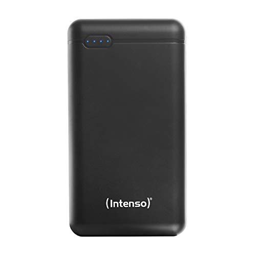 Intenso 7313550 Powerbank XS 20000, externes Ladegerät 20000mAh, geeignet für Smartphone/Tablet PC/Digitalkamera, schwarz von Intenso