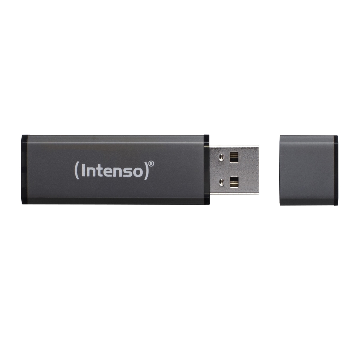 Intenso Alu Line 64GB Anthrazit - USB-Stick, Typ-A 2.0 von Intenso