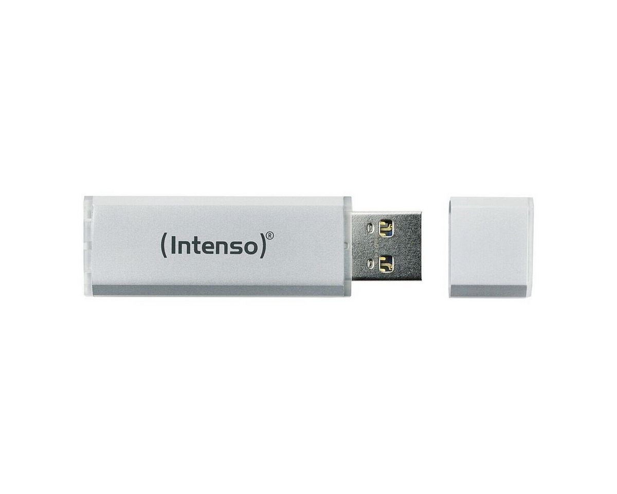 Intenso AluLine USB-Stick (Lesegeschwindigkeit 28 MB/s, mit Aluminiumgehäuse) von Intenso