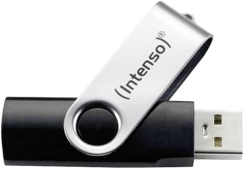 Intenso Basic Line USB-Stick 16GB Schwarz 3503470 USB 2.0 von Intenso