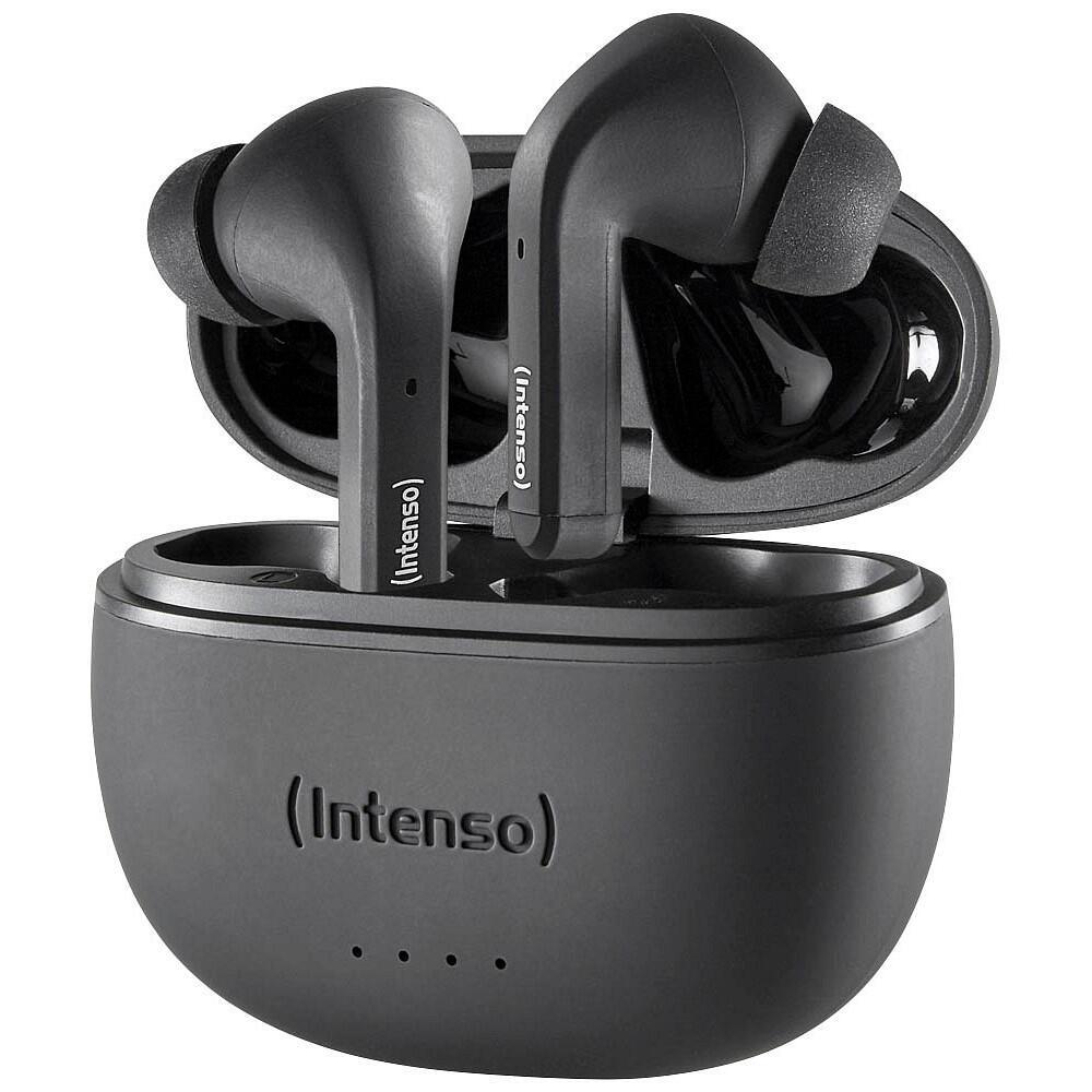 Intenso Black Buds T300A - True Wireless Kopfhörer in Schwarz von Intenso