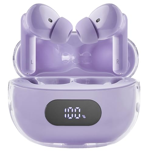 Intenso Buds Plus - TWS True Wireless Kopfhörer T313AE mit Active Noise Cancelling, ENC, Bluetooth und bis zu 25 Std. Musikwiedergabe, Lila Intenso Buds Plus - TWS True Wireless Kopfhörer T313AE mit Active Noise Cancelling, ENC, Bluetooth und bis zu 25 Std. Musikwiedergabe, Lila von Intenso