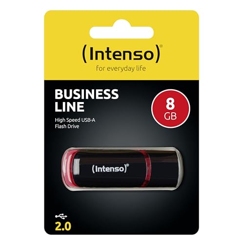Intenso Business Line 8 GB USB-Stick USB 2.0 schwarz-rot von Intenso