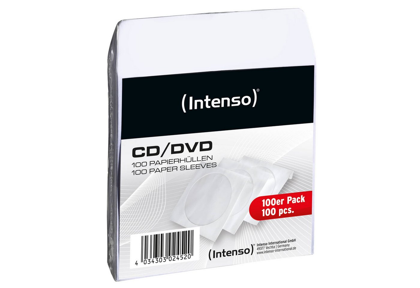 Intenso CD-Hülle INTENSO CD-/DVD-Papierschutzhülle 100er Pack Intenso CD-Hülle INTENSO CD-/DVD-Papierschutzhülle 100er Pack von Intenso