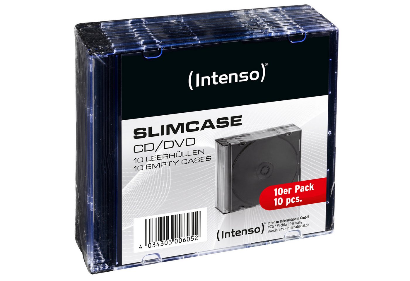 Intenso CD-Hülle INTENSO CD-Hüllen Slimcase 10er Pack Intenso CD-Hülle INTENSO CD-Hüllen Slimcase 10er Pack von Intenso