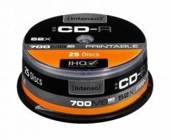 Intenso CD-R 700 MB CD-R 700 MB 25pc (S) – Blank CDs (CD-R, 700 MB, 25 pc (S), 120 mm, 80 Min, 52 x) von Intenso