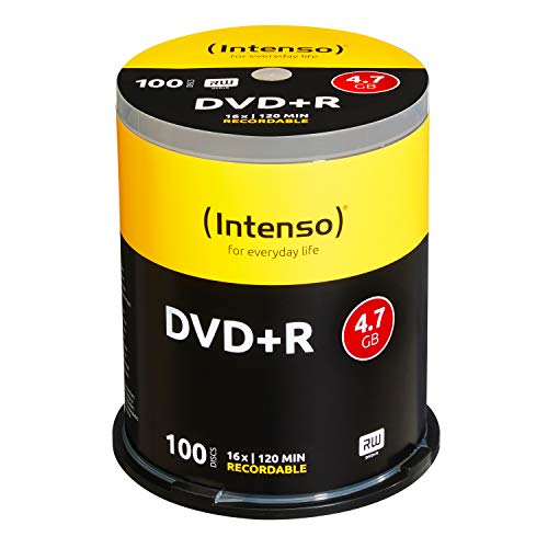 Intenso DVD+R 16x Speed 4,7GB (100er Spindel DVD+Rohlinge) von Intenso