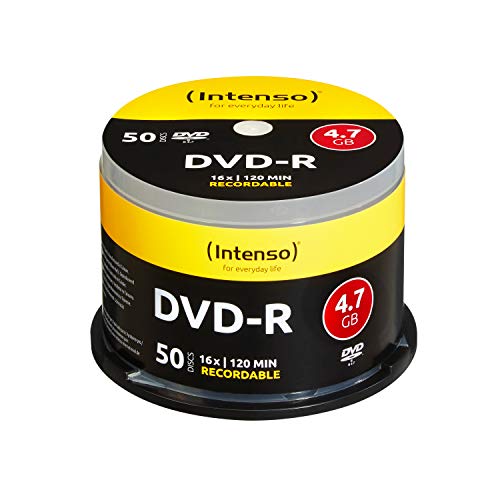 Intenso DVD-R 16x Speed 50er Spindel DVD-Rohlinge von Intenso