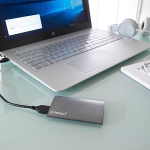 Intenso Externe SSD Premium 256 GB externe SSD-Festplatte anthrazit Intenso Externe SSD Premium 256 GB externe SSD-Festplatte anthrazit von Intenso