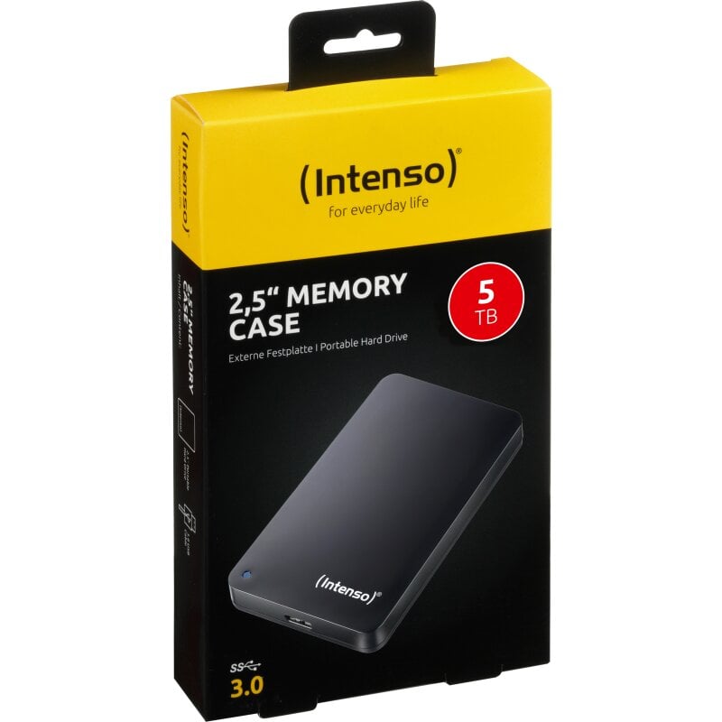 Intenso Festplatte 5TB, USB 3.0, 6.35cm (2.5''), schwarz von Intenso