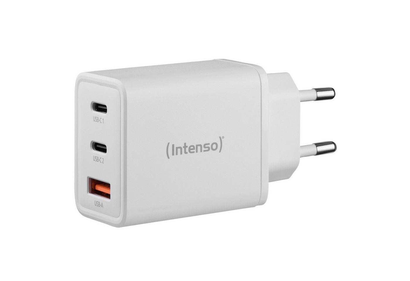 Intenso GaN Power Adapter W65ACC, 65W USB-A und 2x USB-C USB-Ladegerät Intenso GaN Power Adapter W65ACC, 65W USB-A und 2x USB-C USB-Ladegerät von Intenso