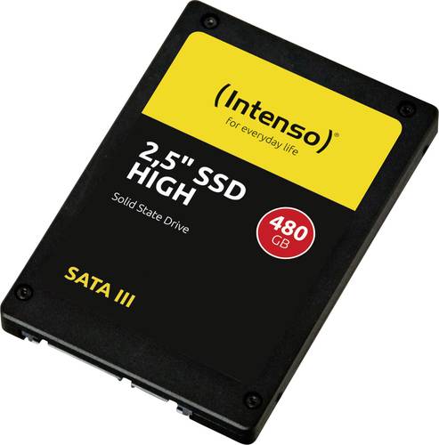 Intenso High Performance 480GB Interne SATA SSD 6.35cm (2.5 Zoll) SATA 6 Gb/s Retail 3813450 von Intenso