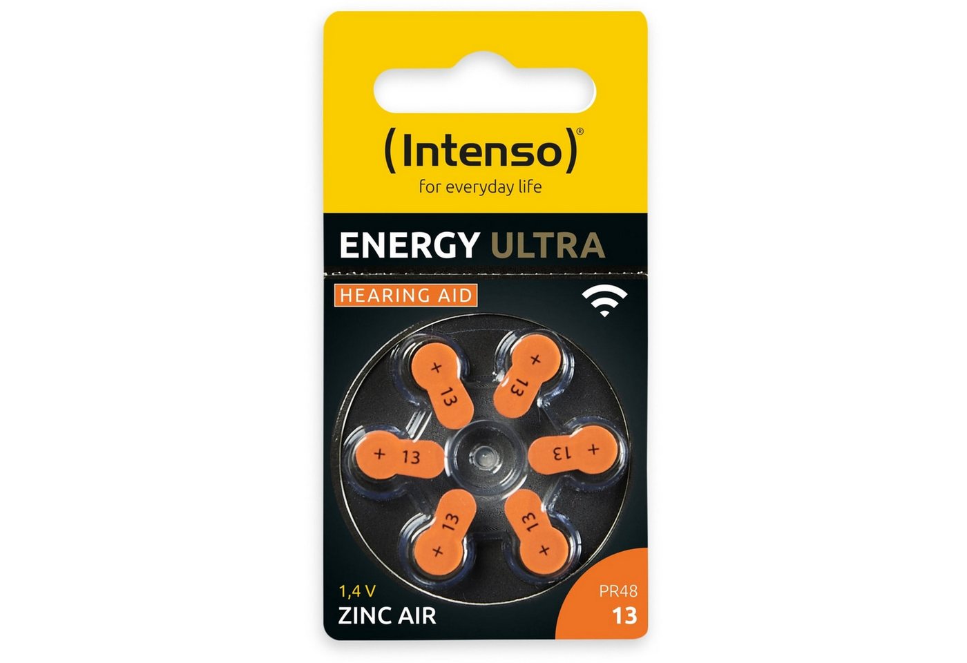 Intenso INTENSO Hörgeräte-Batterie Energy Ultra A 13, 6 Batterie Intenso INTENSO Hörgeräte-Batterie Energy Ultra A 13, 6 Batterie von Intenso