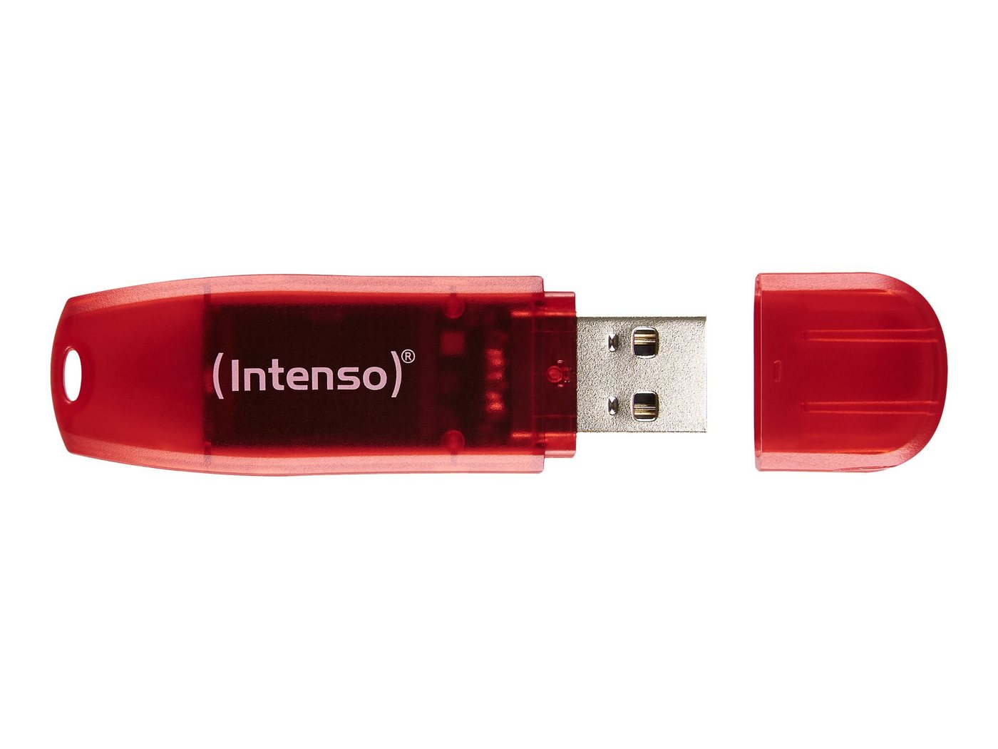 Intenso INTENSO Rainbow Line 128GB Rot - USB-Stick, Typ-A 2.0 USB-Stick von Intenso