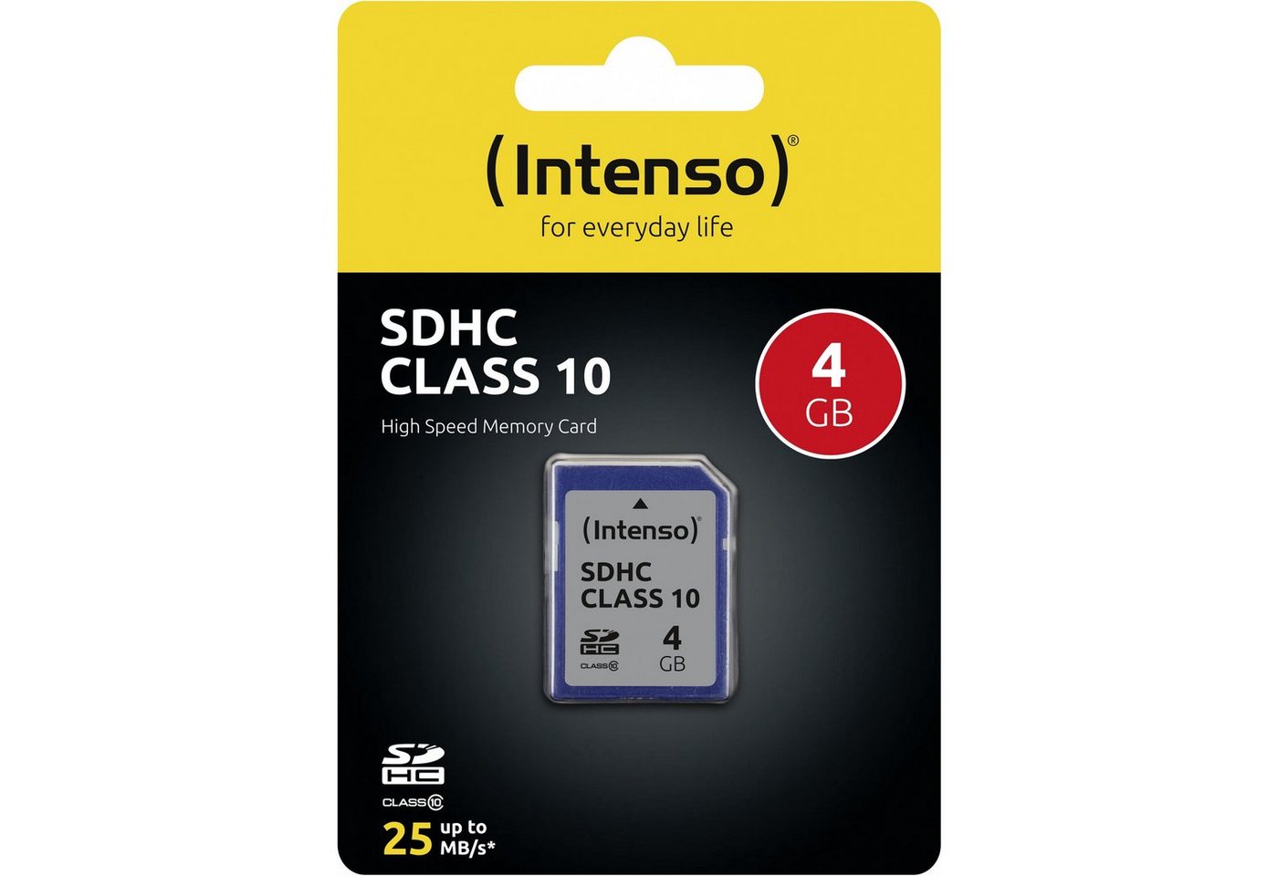 Intenso INTENSO Secure Digital Cards SD Class 10 4GB Micro SD-Karte Intenso INTENSO Secure Digital Cards SD Class 10 4GB Micro SD-Karte von Intenso