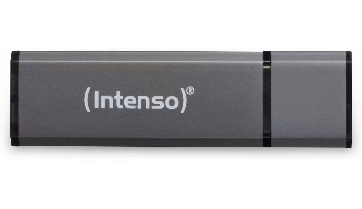 Intenso INTENSO USB 2.0 Speicherstick Alu Line, anthrazit USB-Stick von Intenso