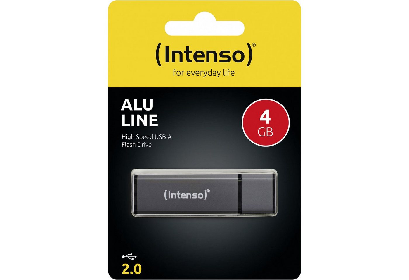 Intenso INTENSO USB-Drive 2.0 Alu Line 4 GB anthrazit USB-Stick Intenso INTENSO USB-Drive 2.0 Alu Line 4 GB anthrazit USB-Stick von Intenso