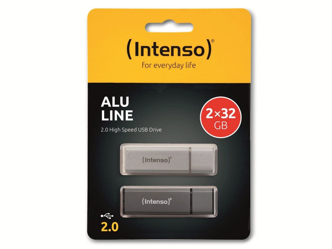 Intenso INTENSO USB-Stick Alu Line, 2x 32 GB USB-Stick von Intenso