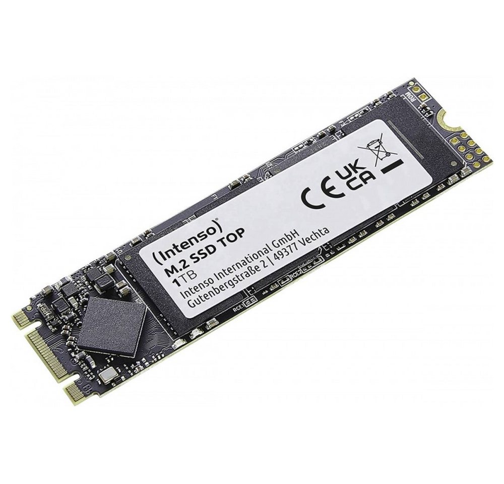 Intenso Intenso 1TB M.2 SSD SATA III Speicherlaufwerk interne SSD (1TB) M.2 2280", Ideal für Gaming und Anwendungen von Intenso