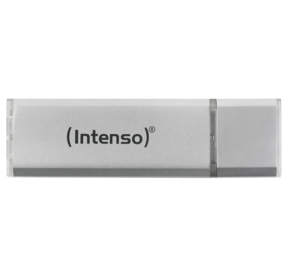 Intenso Intenso AluLine 4GB USB Speicherstick Silber USB-Stick (Elegantes silbernes Design) von Intenso