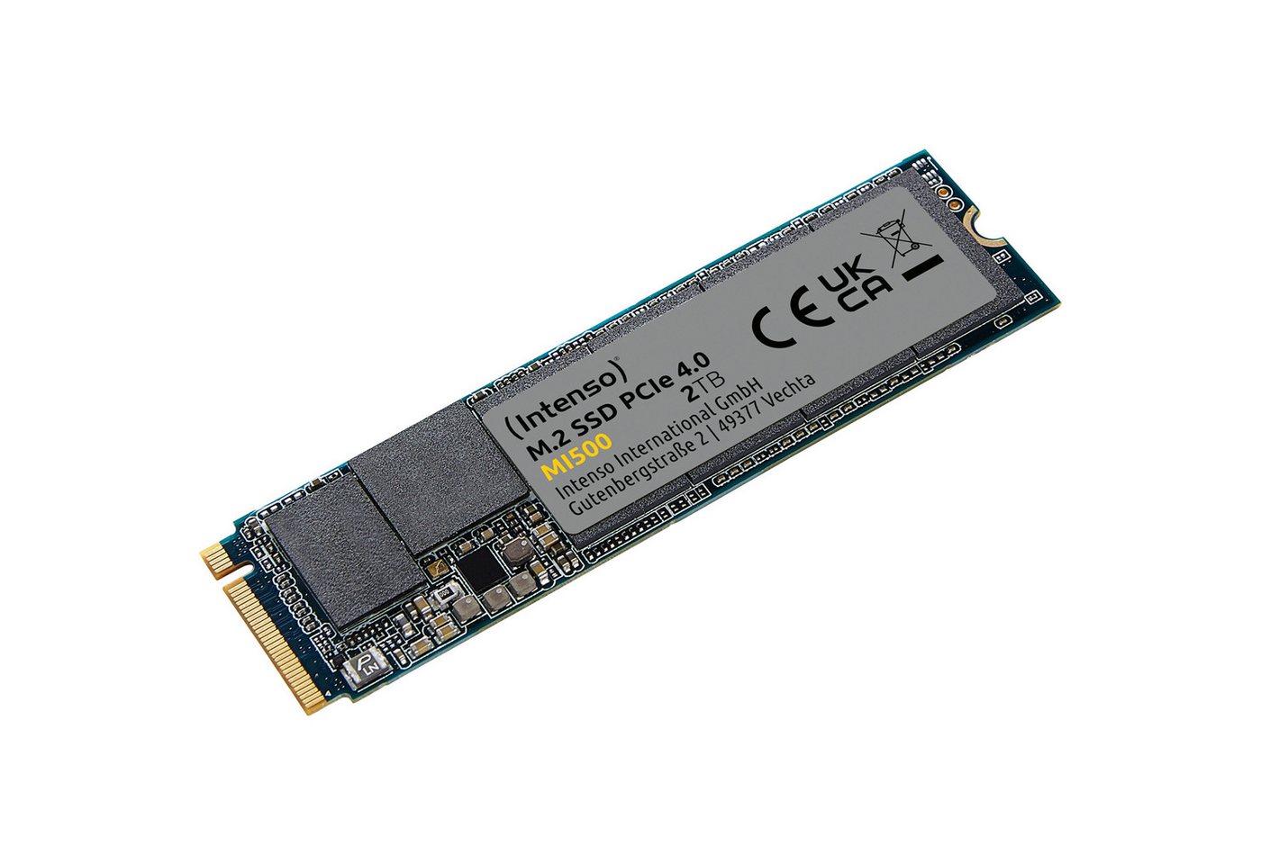 Intenso Intenso MI500 2 TB, SSD, (PCIe 4.0 x4, NVMe 1.4, SSD-Festplatte (2 TB) 2.5" von Intenso
